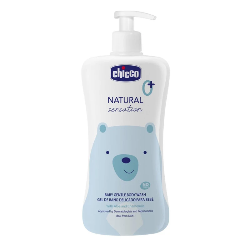 Chicco Natural Sensation Baby jemný mycí gel pro děti od narození 0+ 500 ml