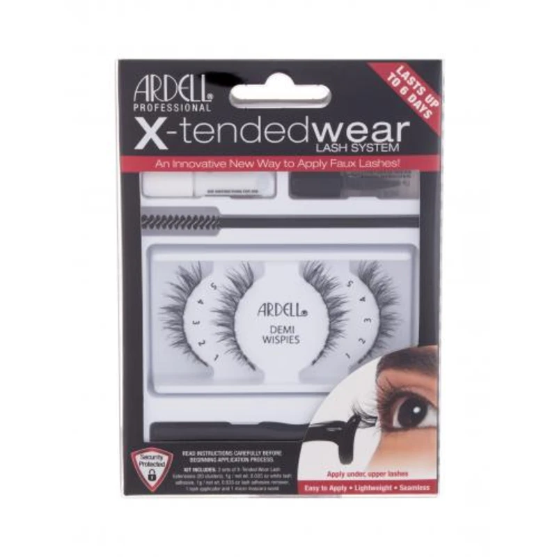 Ardell X-Tended Wear Lash System Demi Wispies dárková kazeta dárková sada Black