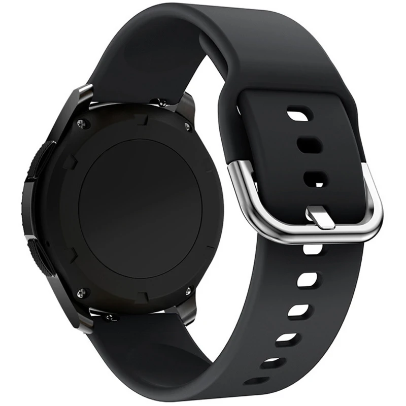 4wrist Silikonový řemínek pro Samsung - Black 20 mm