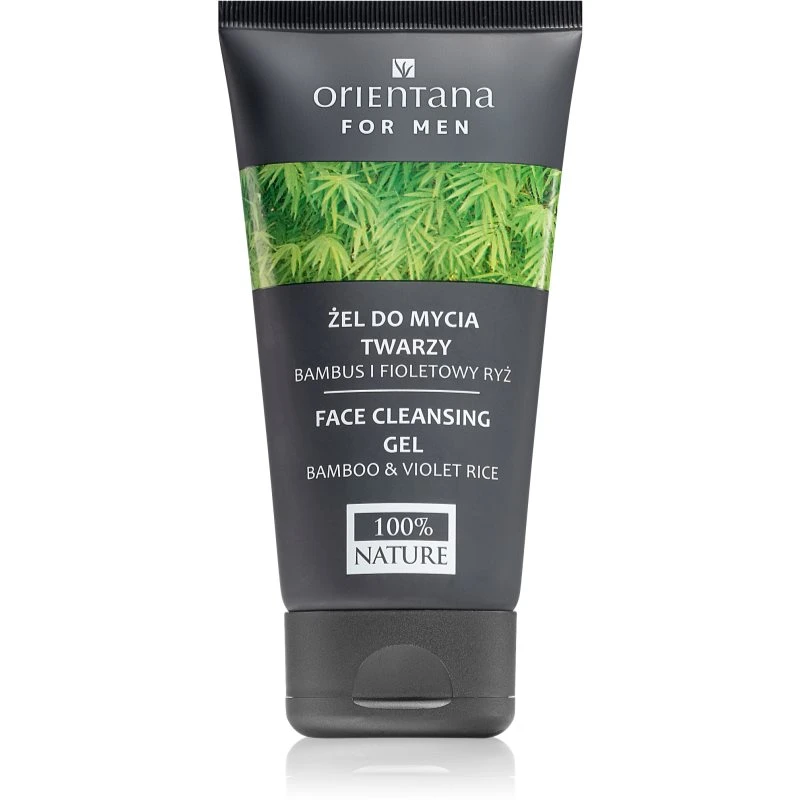 Orientana For Men Bamboo & Violet Rice čisticí pleťový gel 150 ml