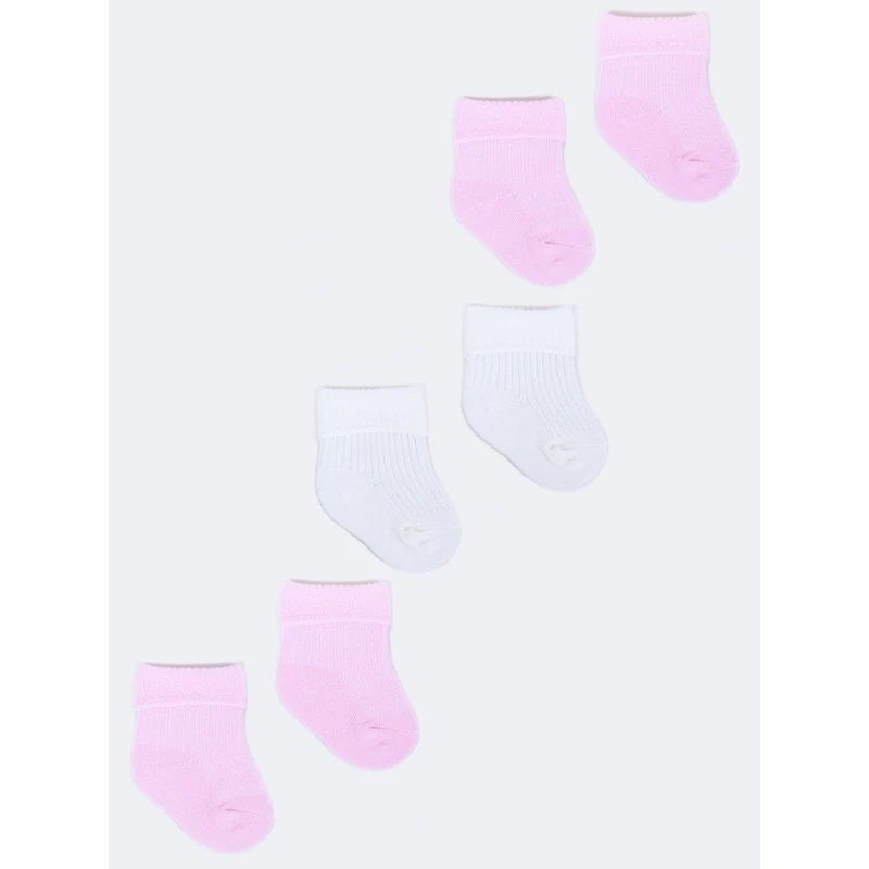 Yoclub Kids's 3Pack Girl's Socks SKA-0009U-0000-003