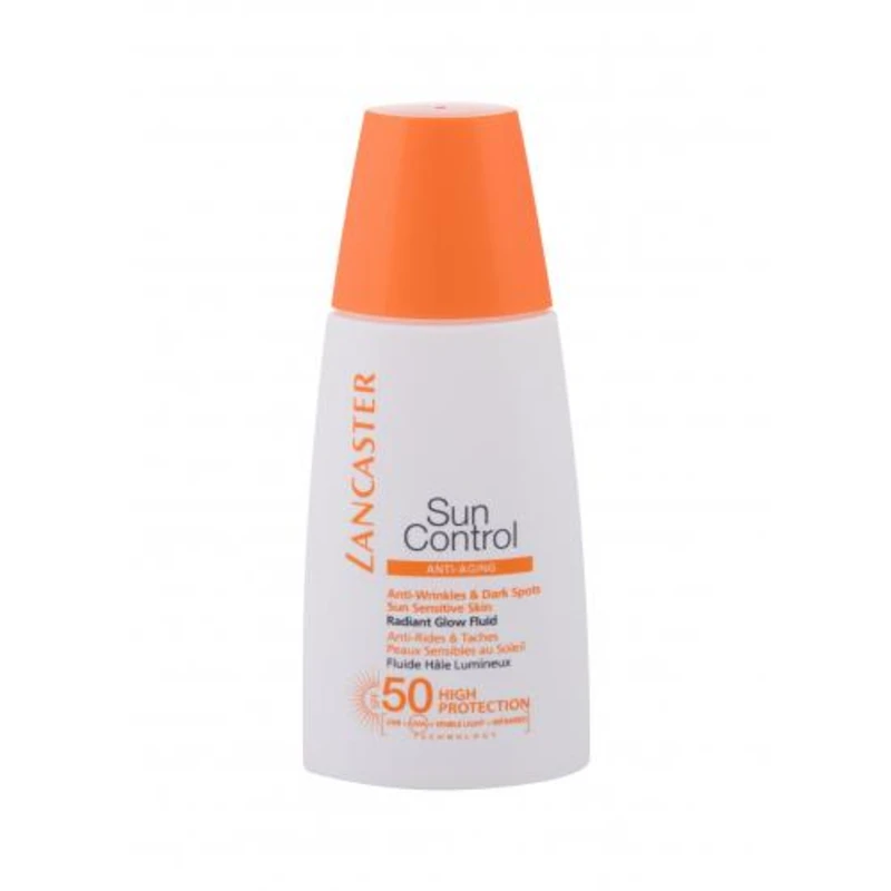 Lancaster Sun Control Sensitive Radiant Glow Fluid SPF50 30 ml opalovací přípravek na obličej na všechny typy pleti; na citlivou a podrážděnou pleť