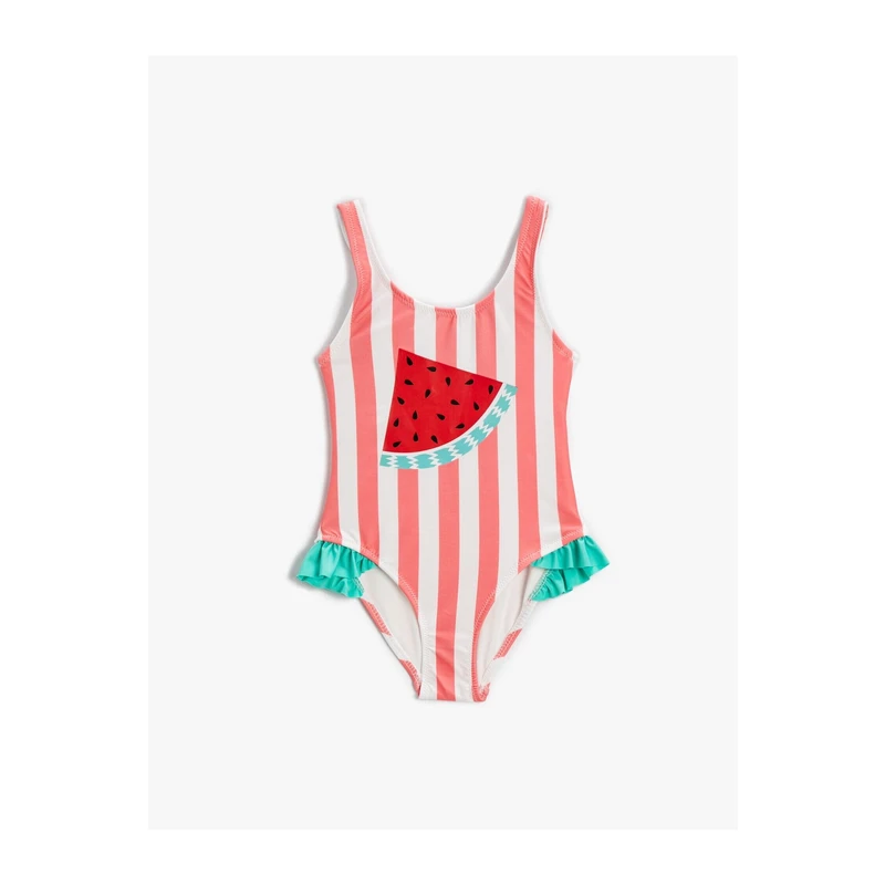 Koton Swimsuit - Red - Striped