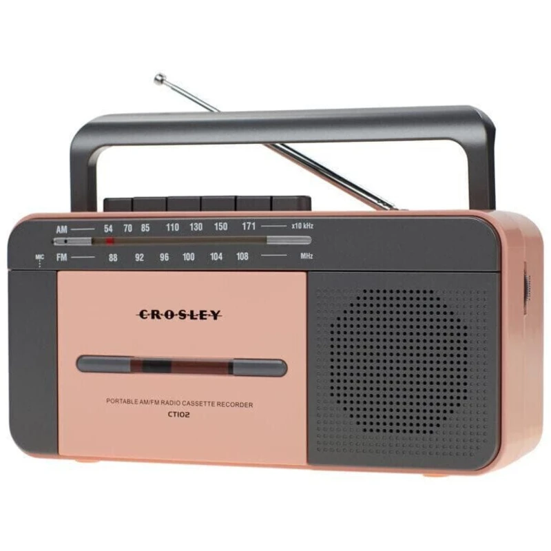 Crosley Cassette Player Rose Gold