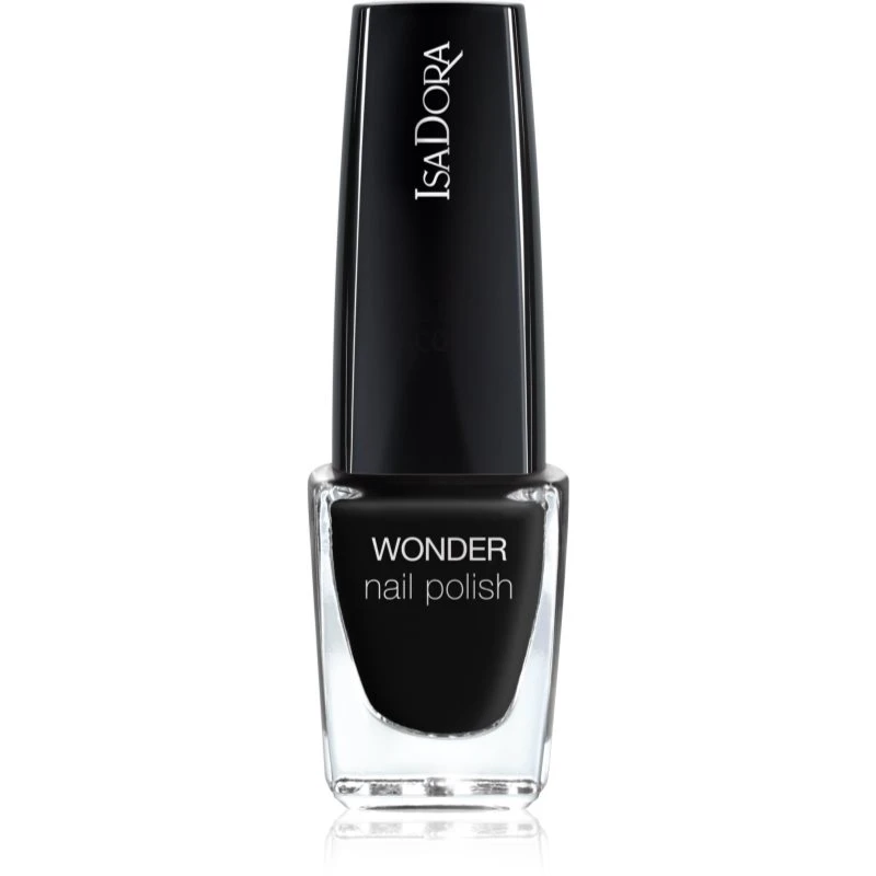 IsaDora Wonder Nail Polish rychleschnoucí lak na nehty odstín 139 Black Laquer 6 ml