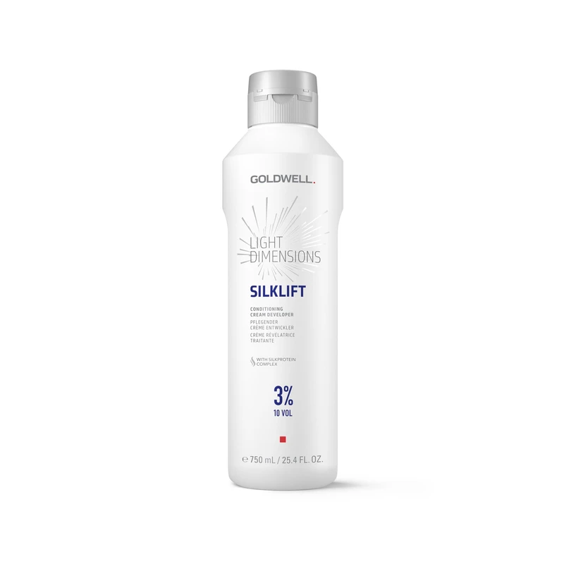 Goldwell Light Dimensions Silklift Conditioning Cream Developer vyvíjecí emulze pro všechny typy vlasů 3% 10 Vol. 750 ml