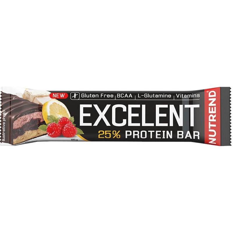 Nutrend Excelent Bar Double 85 g citron - tvaroh - malina