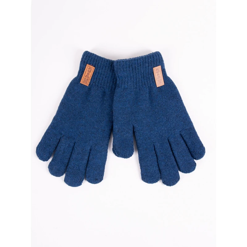 Yoclub Kids's Gloves RED-0229C-AA50-005 Navy Blue