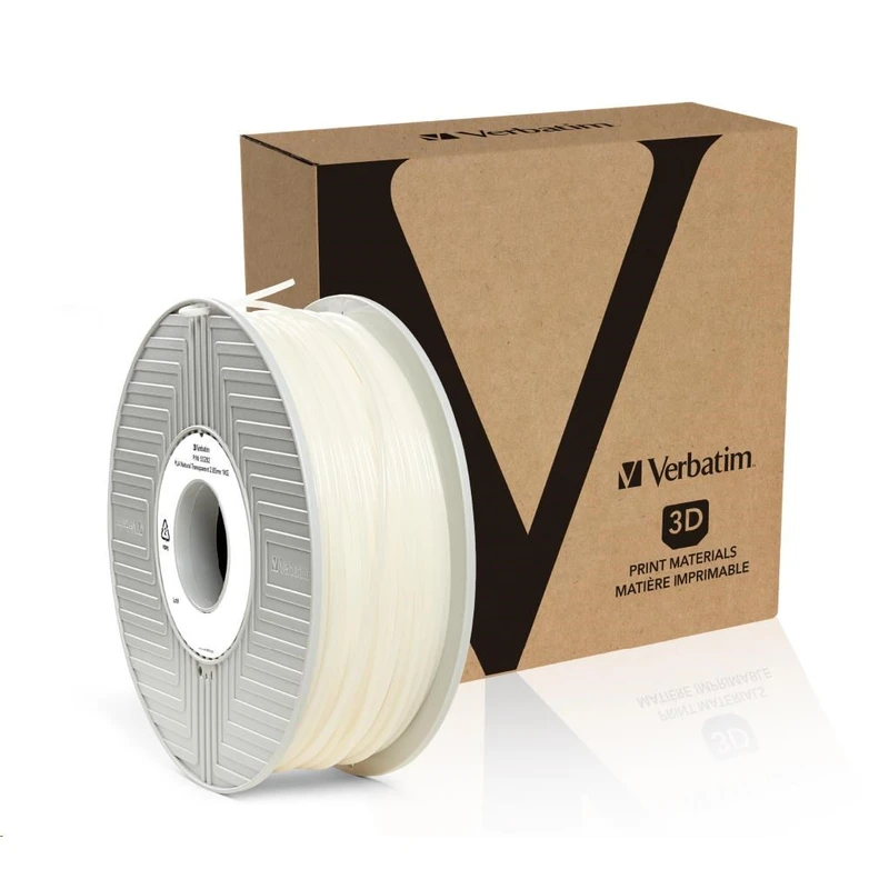 VERBATIM 3D Printer Filament PLA 2.85mm, 126m, 1kg natural transparent(old PN 55282)