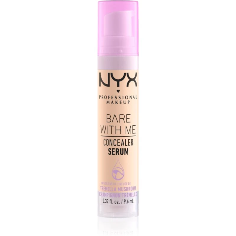 NYX Professional Makeup Bare With Me Concealer Serum hydratační korektor 2 v 1 odstín 01 - Fair 9,6 ml