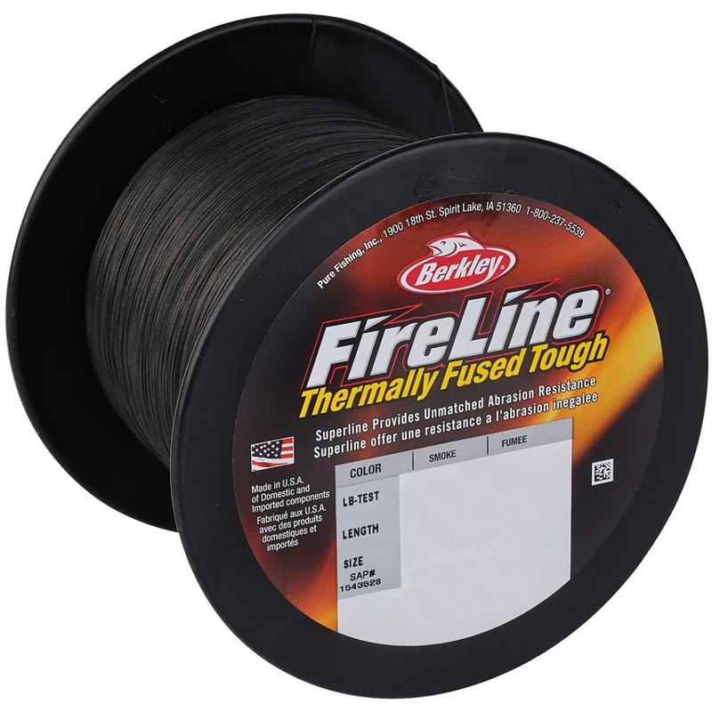 Berkley splétaná šňůra fireline fused original smoke - 0,17 mm 10,7 kg 1 m