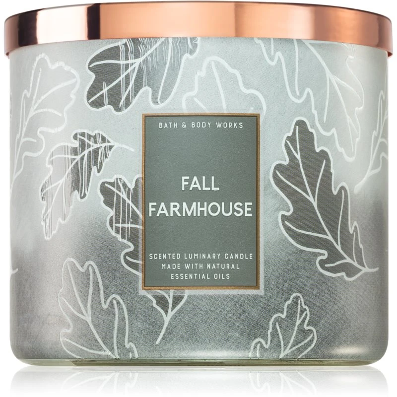 Bath & Body Works Fall Farmhouse vonná svíčka I. 411 g