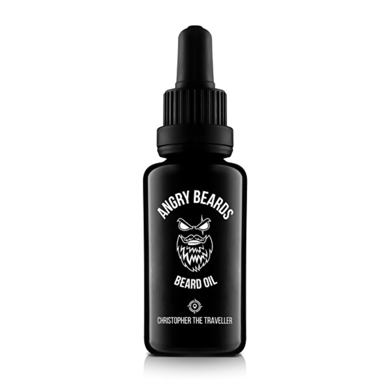 Angry Beards Olej na vousy Christopher the Traveller (Beard Oil) 30 ml