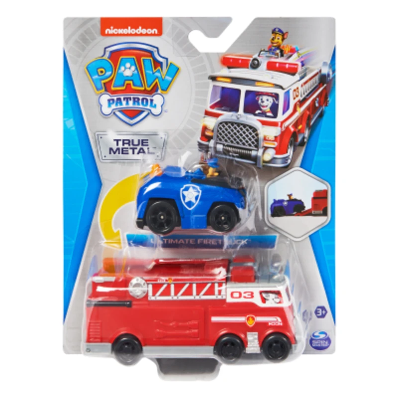 Spin Master Tlapková Patrola - Hasičský vůz die-cast s autíčkem