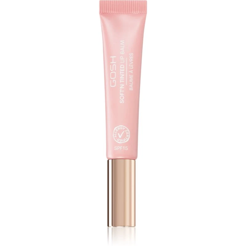 Gosh Soft`n Tinted tónující balzám na rty SPF 15 odstín Rose 8 ml