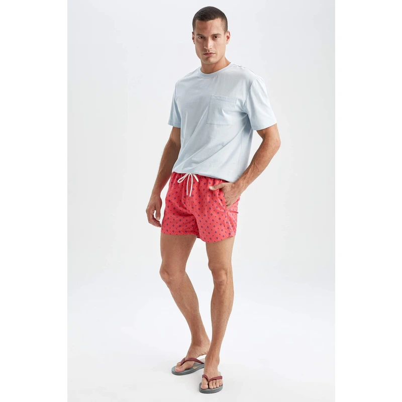 DEFACTO Short Patterned Swimming Shorts