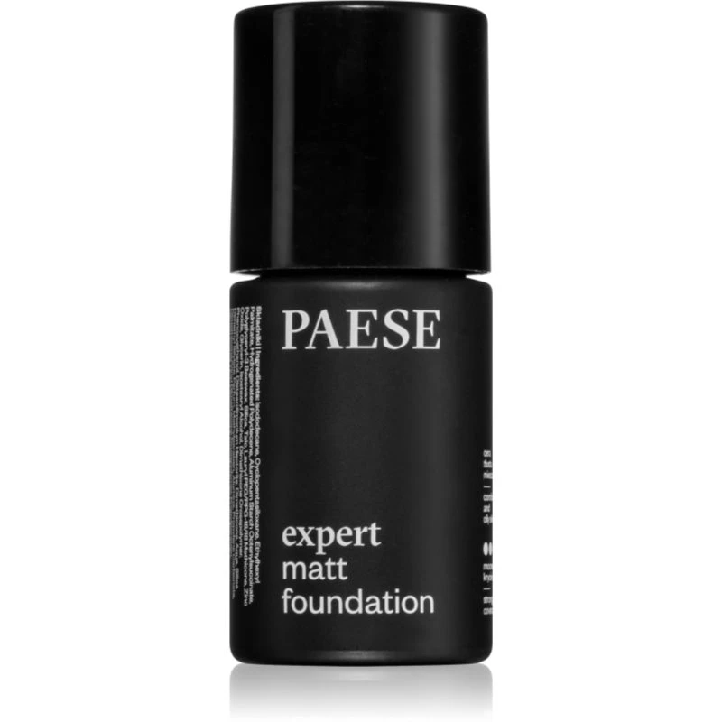 Paese Expert Matt Foundation zmatňující pěnový make-up pro smíšenou až mastnou pokožku True Beige 30 ml