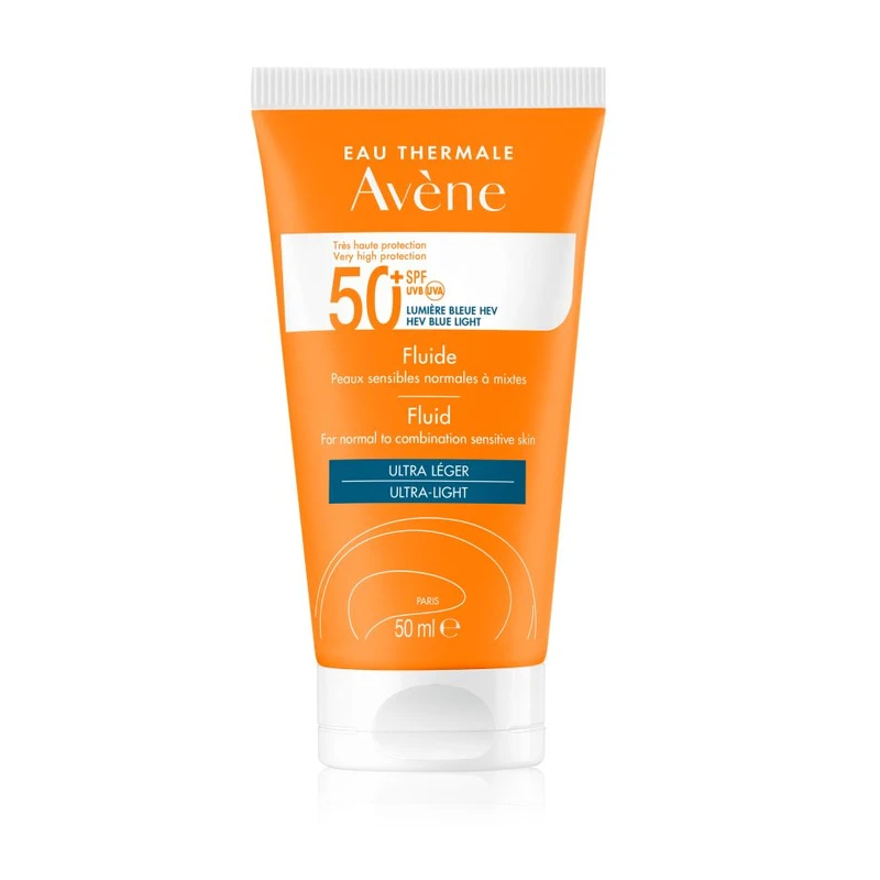 Avéne Lehký ochranný pleťový fluid SPF 50+ (Fluid) 50 ml