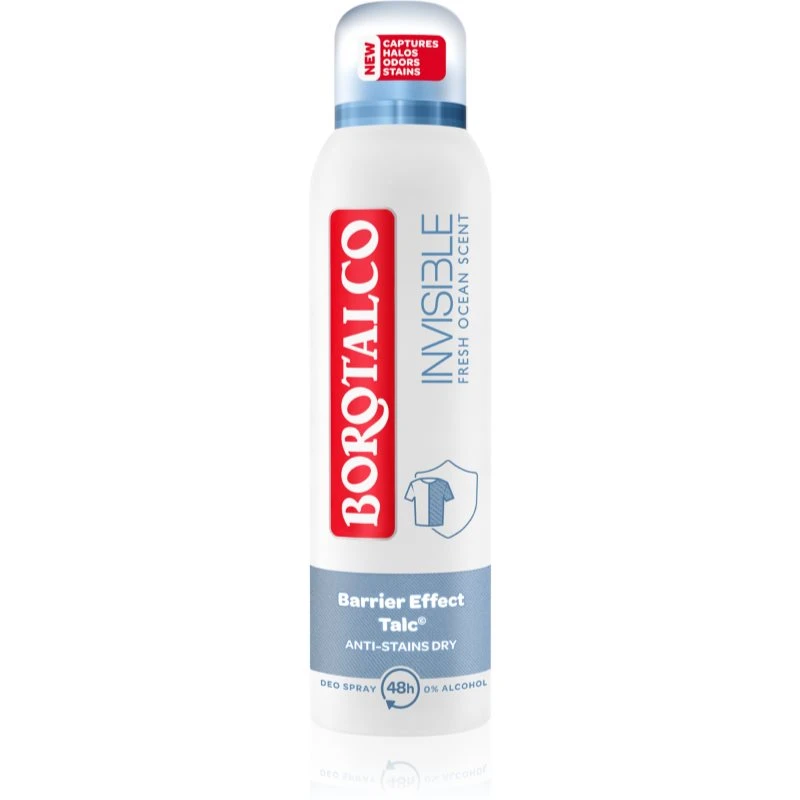 Borotalco Invisible Fresh deodorant ve spreji s 48 hodinovým účinkem 150 ml