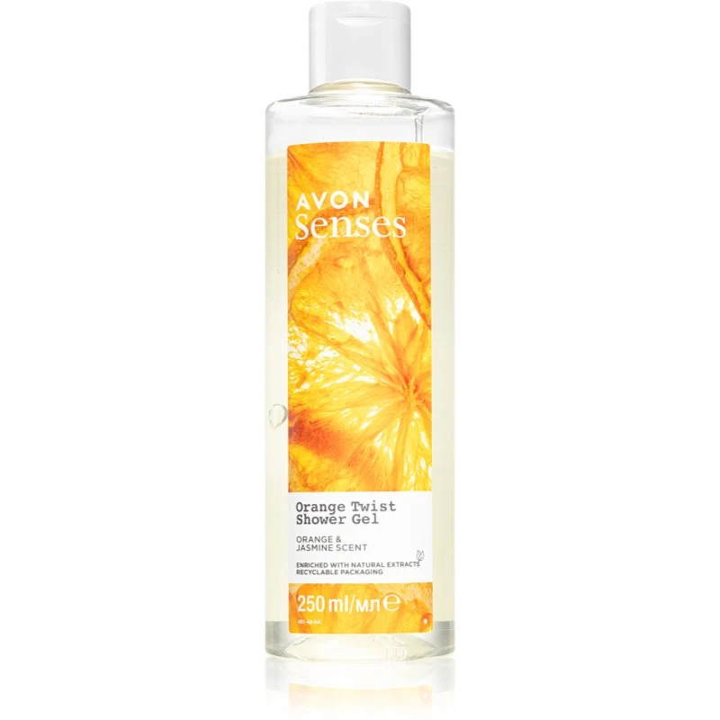 Avon Senses Orange Twist osvěžující sprchový gel 250 ml