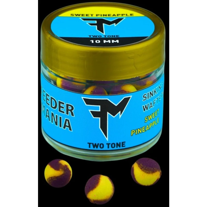 Feedermania two tone sinking wafters 22 g 10 mm - lemon dream