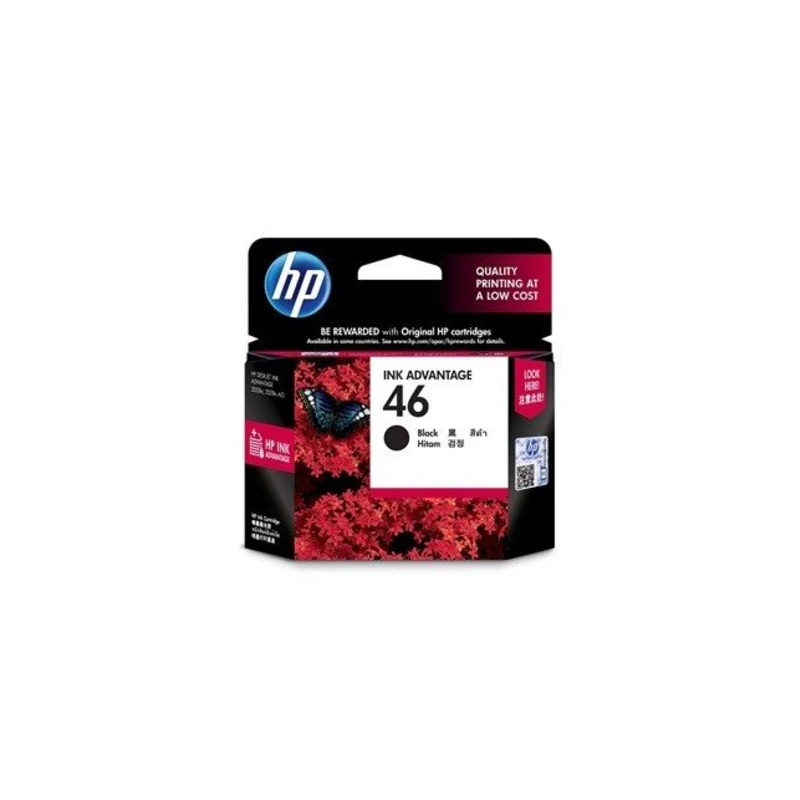 HP 46 CZ637AE černá (black) originální cartridge