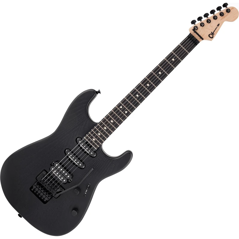 Charvel Pro-Mod San Dimas Style 1 HSS FR Sassafras EB Satin Black