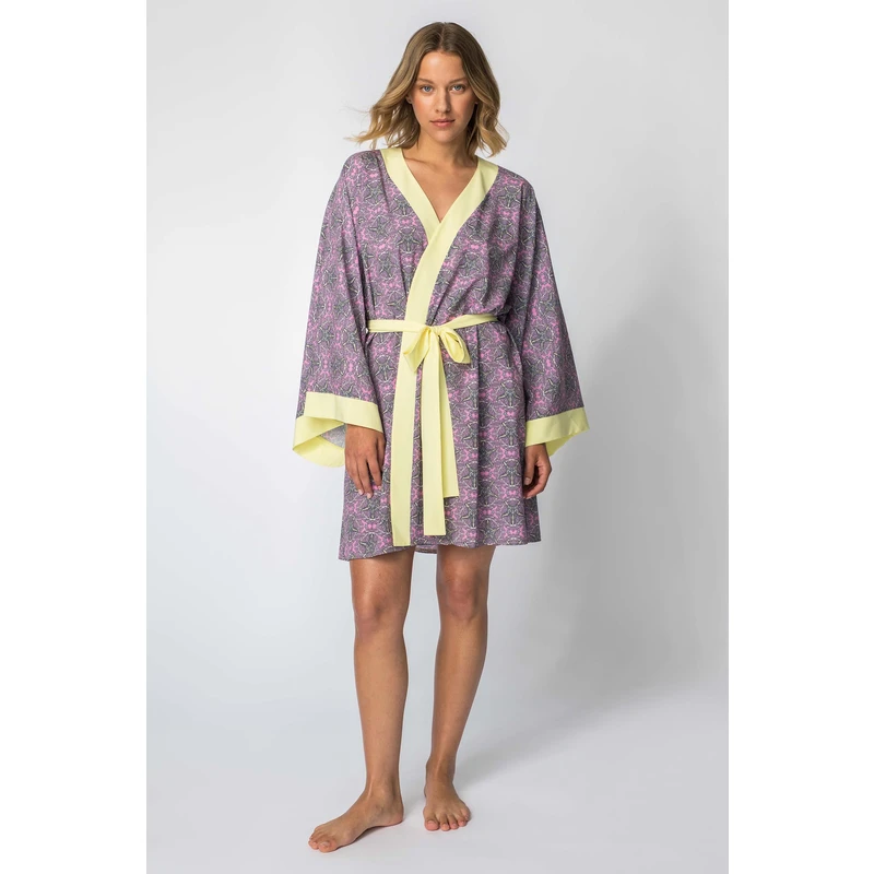 LaLupa Woman's Cover Up Kimono LA107