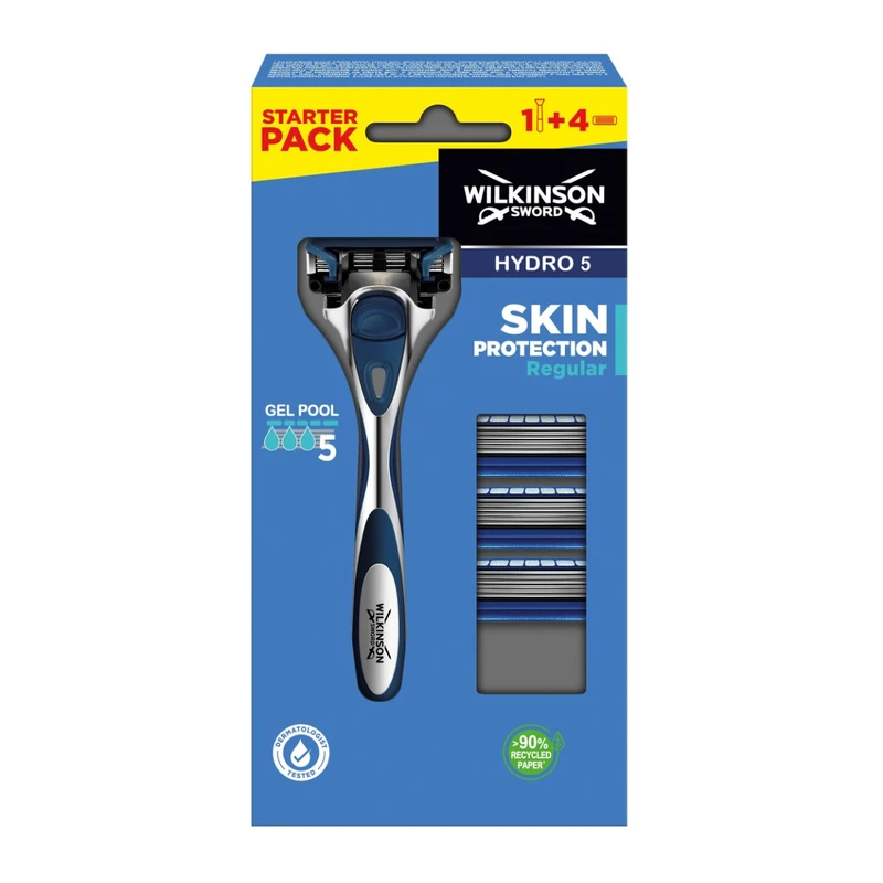 Wilkinson Sword Hydro5 holicí strojek + náhradní břity 4 ks 1 ks