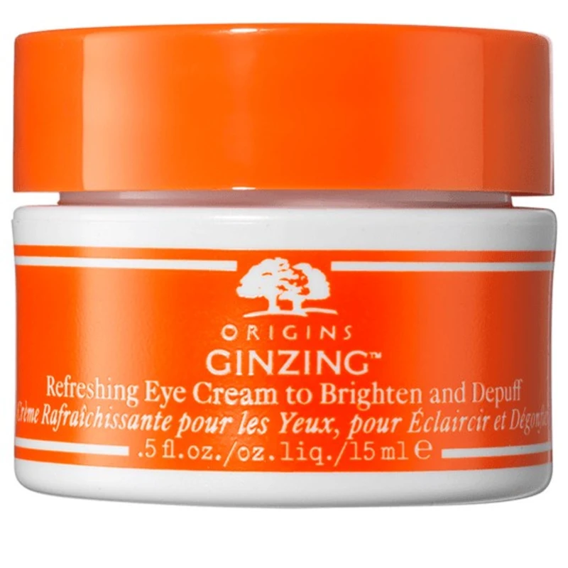 Origins GinZing™ Brightening Eye Cream rozjasňující oční krém proti otokům a tmavým kruhům odstín Warm 15 ml