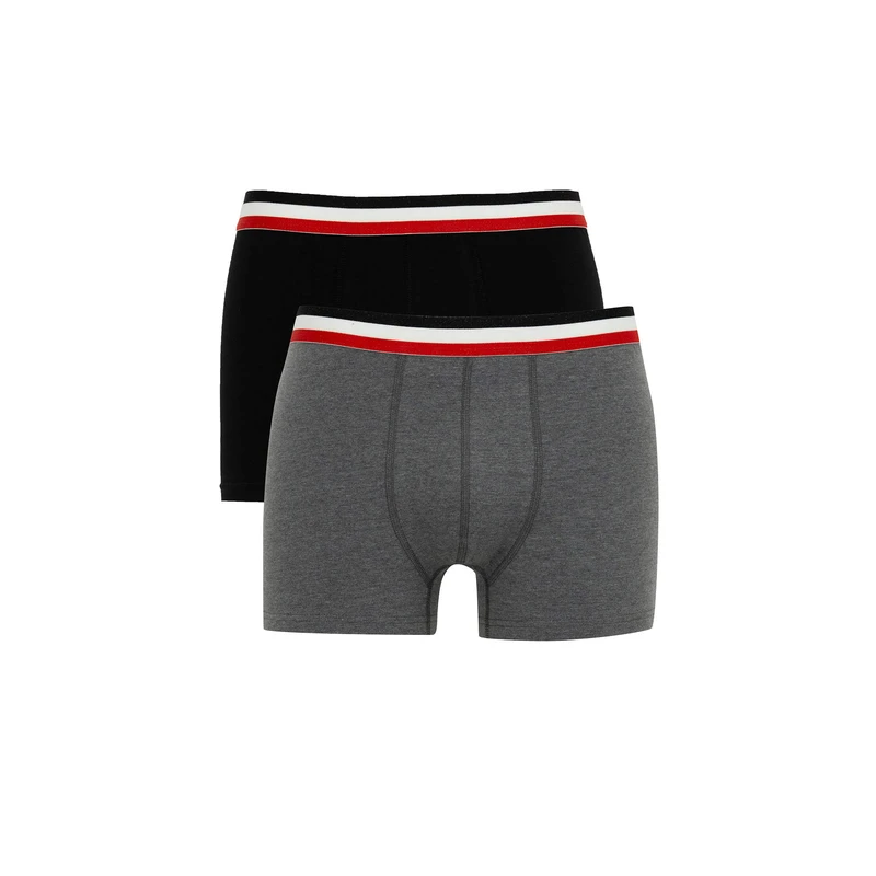 DEFACTO 2 piece Regular Fit Knitted Boxer