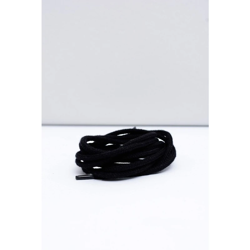 Corbby Black Round Shoelaces