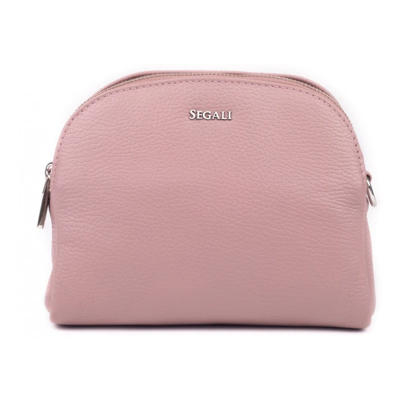 SEGALI Dámská kožená crossbody kabelka 12 Cameo Rose