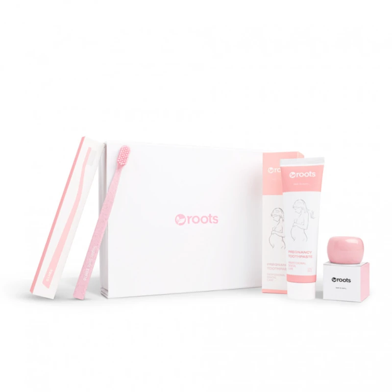 Roots Dárková sada dentální hygieny pro těhotné a kojicí ženy (Pregnancy Dental Set)