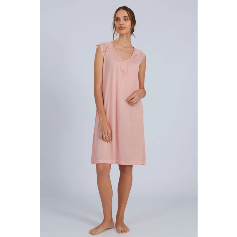 Noční košile Lady Belty 23V-0535M-14 - BELROSA/růžová / XL BEL5B008-ROSA