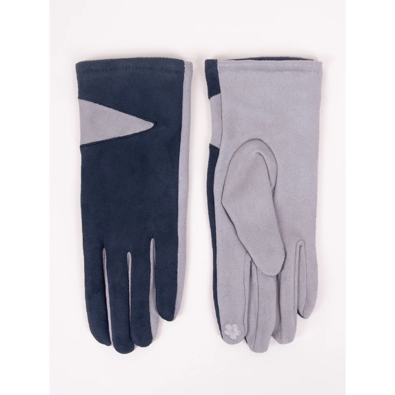 Yoclub Woman's Gloves RES-0068K-AA50-001 Navy Blue