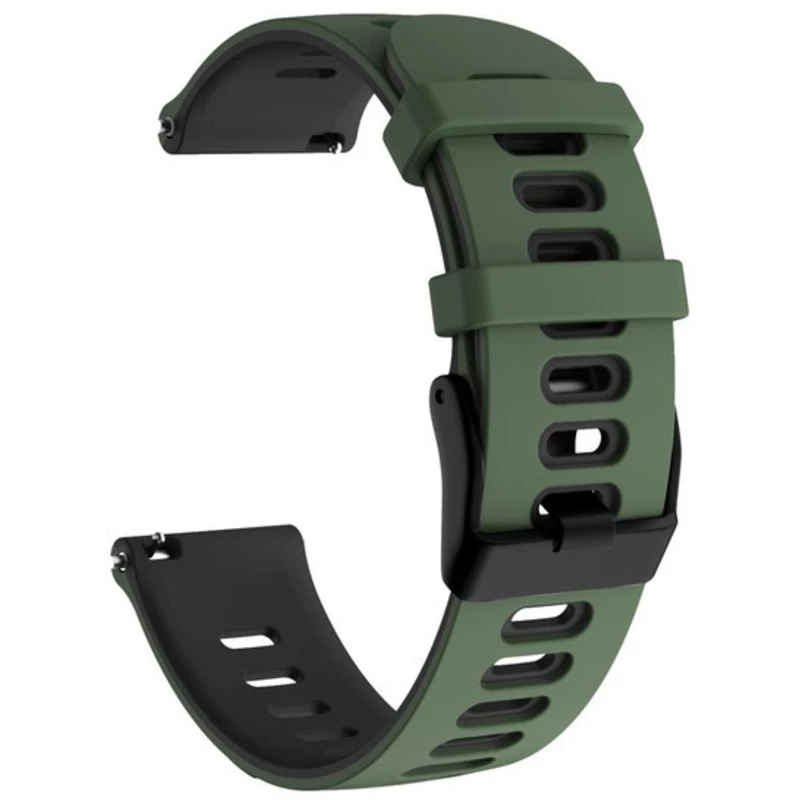 4wrist Silikonový řemínek pro Garmin 22 mm - Green