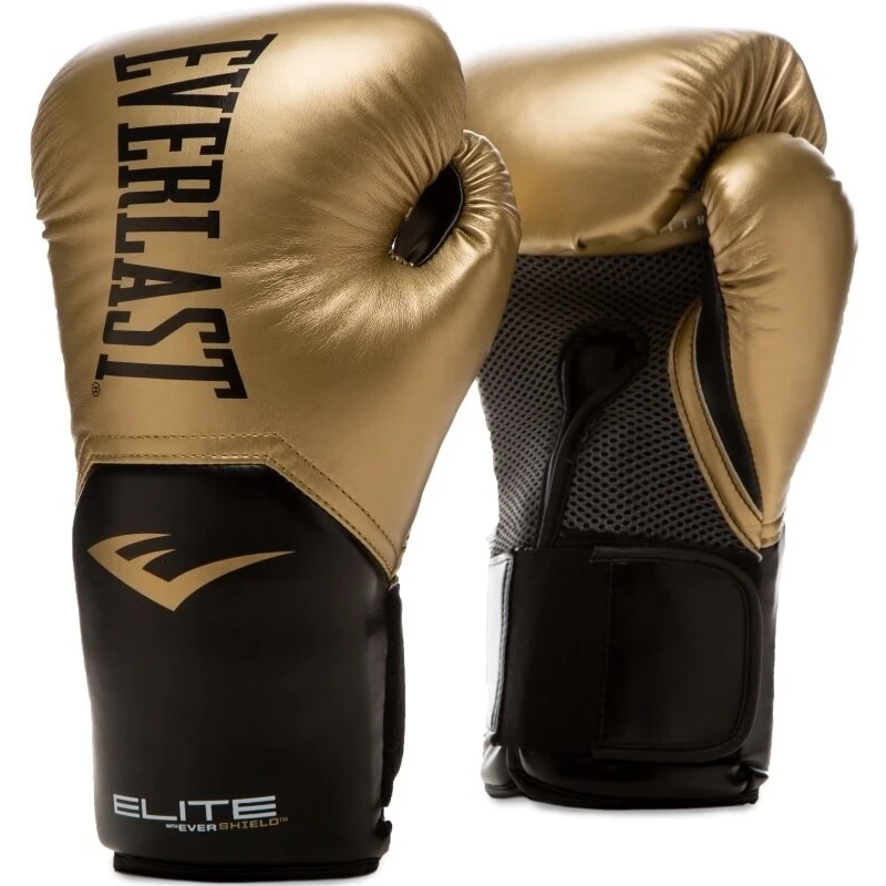 Everlast Pro Style Elite Gloves Gold 14 oz