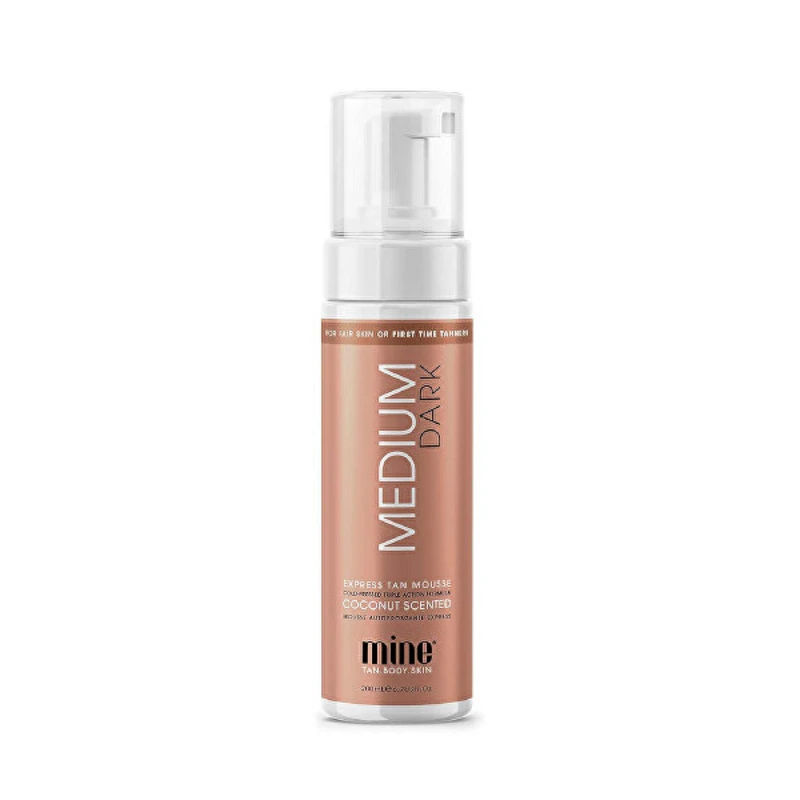 Minetan Samoopalovací pěna středně tmavá Medium Dark (Tanning Foam) 200 ml