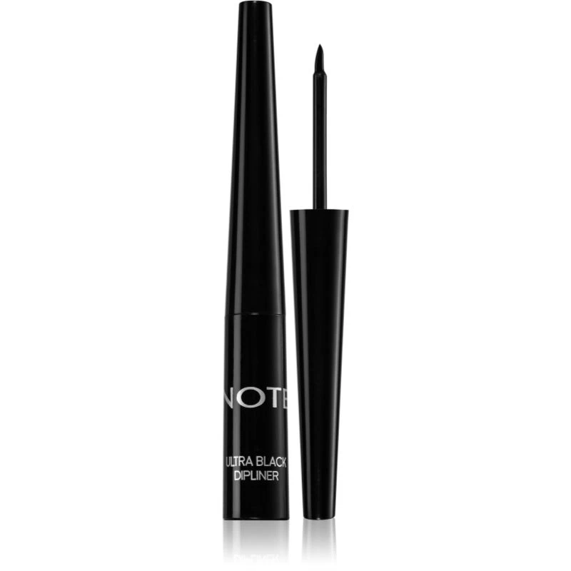 Note Cosmetique Ultra Black Dipliner tekuté oční linky 4,5 ml