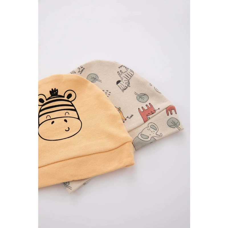 DEFACTO BabyBoy 2 piece Ribana Berets/Hats/Gloves