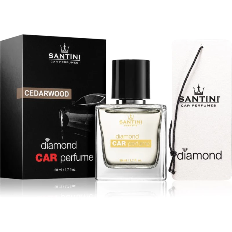 SANTINI Cosmetic Diamond Cedarwood vůně do auta 50 ml