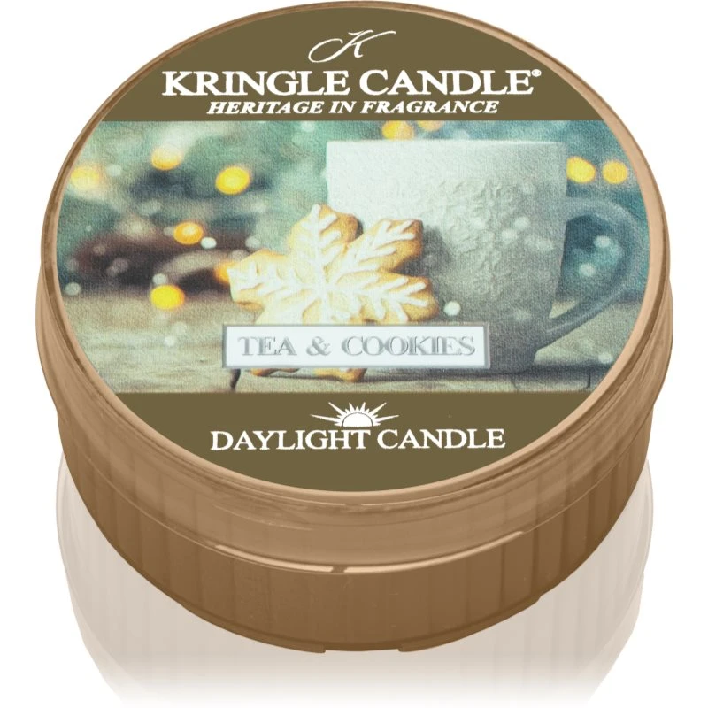 Kringle Candle Tea & Cookies čajová svíčka 42 g