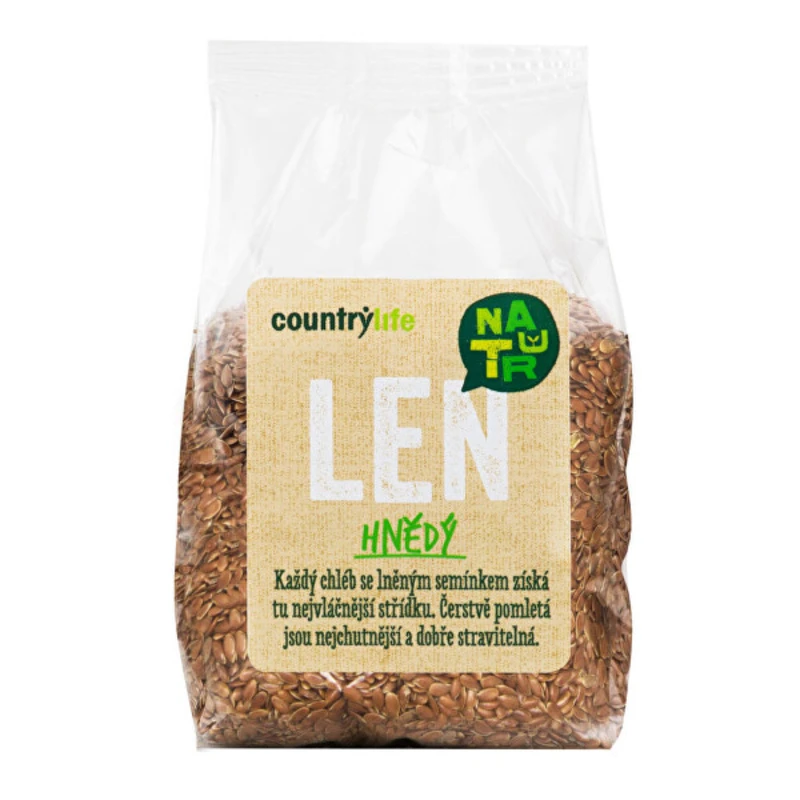 Country Life Len hnědý 300 g