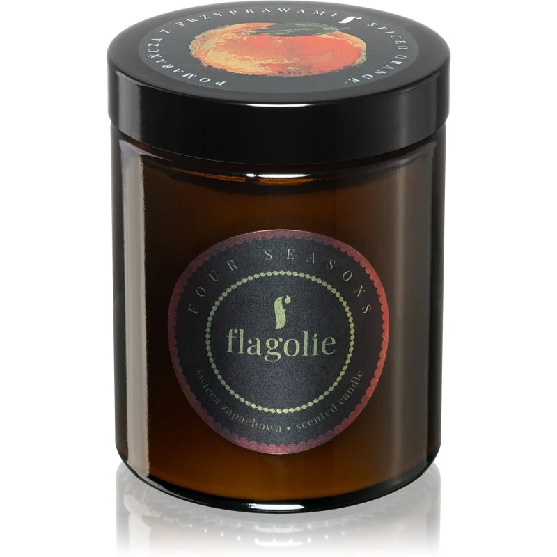 Flagolie Four Seasons Orange & Cinnamon vonná svíčka 120 g