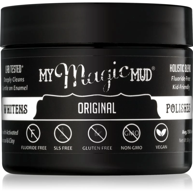 My Magic Mud Activated Charcoal bělicí zubní pudr s aktivním uhlím 30 g