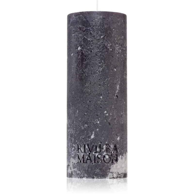 Rivièra Maison Pillar Candle Rustic Black dekorativní svíčka I. 7x18 cm