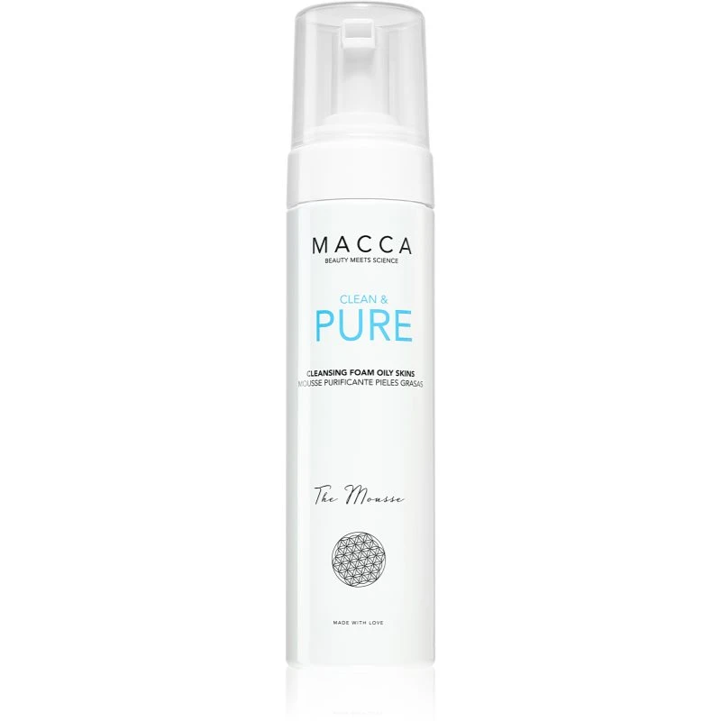 Macca Clean & Pure jemná čisticí pěna pro mastnou pleť 200 ml