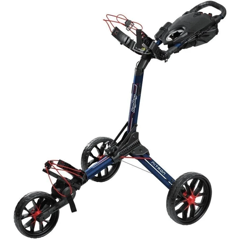 BagBoy Nitron Golf Trolley Navy/Red