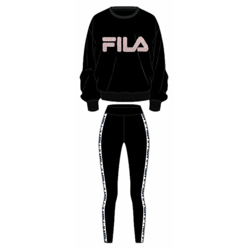 Fila FPW4098 Woman Pyjamas Black M Fitness spodní prádlo